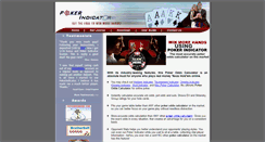 Desktop Screenshot of pokerindicator.com